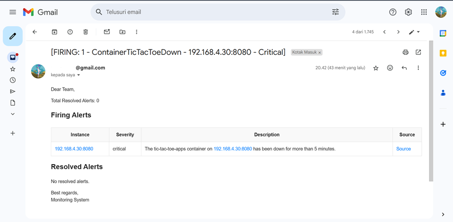 Email Firing
