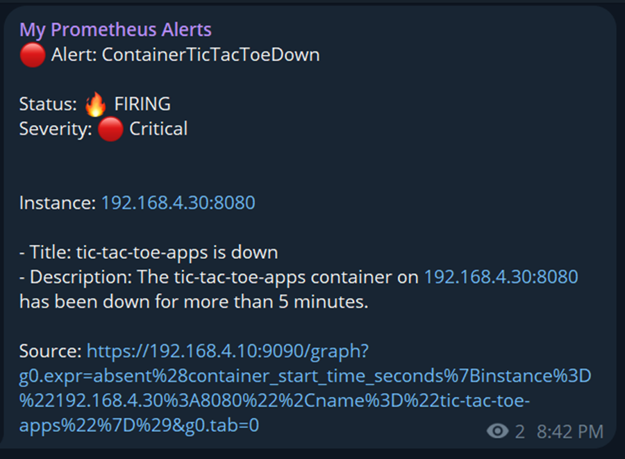 Message Firing